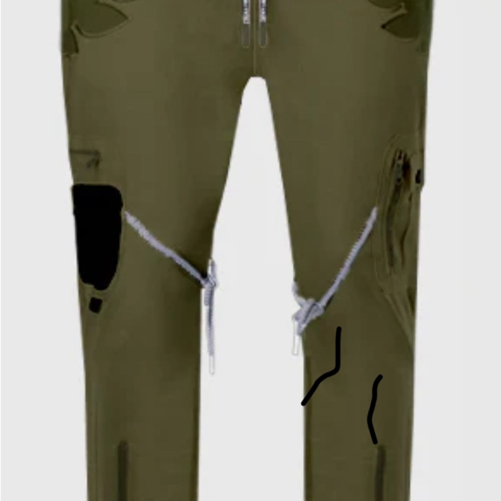 Hideout Clothing Blossom Cargo Joggers Size 2XL Limited Production Only 300 NWT